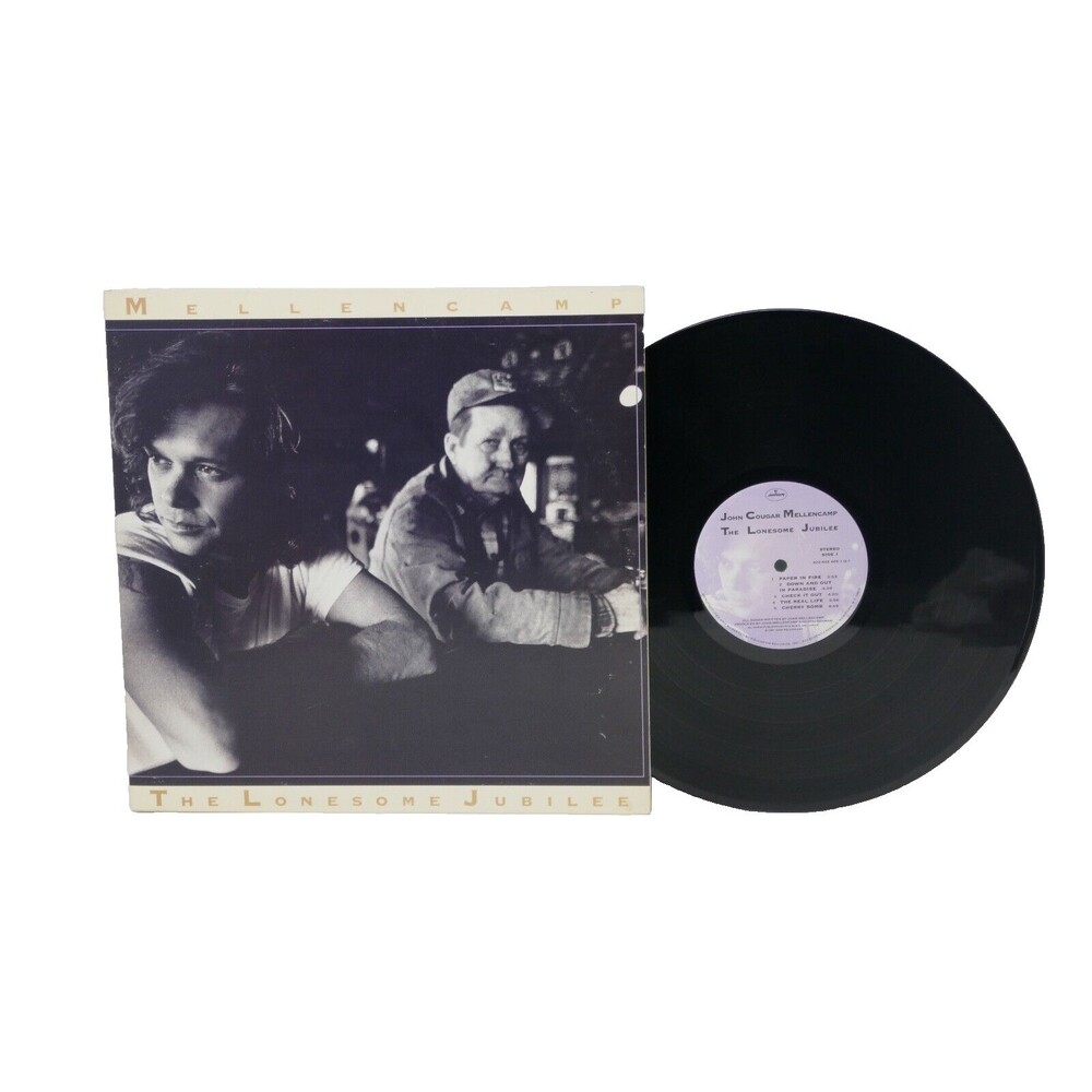 PolyGram 1987 The Lonesome Jubilee by Mellencamp 12" LP Vinyl Record Gatefold